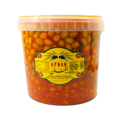 OLIVES VERTES PIQUANTES  AFNAN 22/25 8KG-