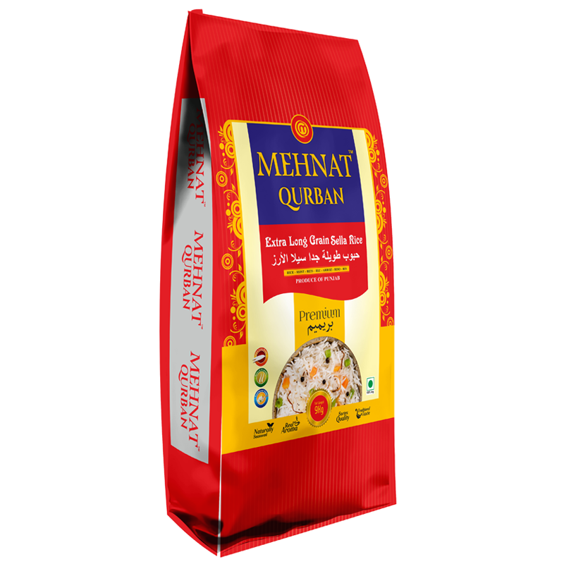 RIZ MEHNAT QURBAN EXTRA LONG SELLA BASMATI 5KG