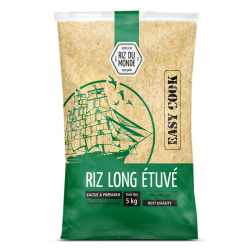 Riz long étuvé indica 5 kg Riz Du Monde