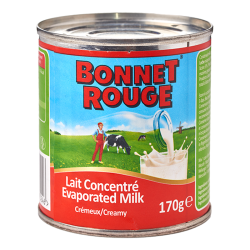 LAIT CONCENTRÉ BONNET ROUGE NON SUCRÉ 170G