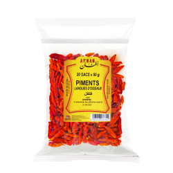 Piment Langue d'Oiseau 50gr - afnan