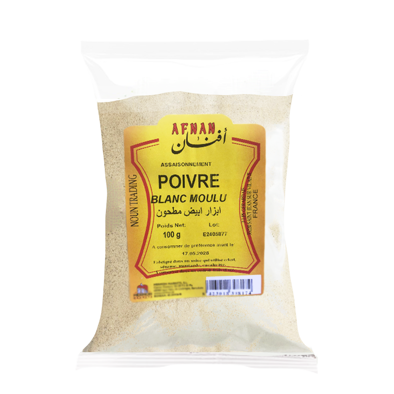 EPICES POIVRE BLANC MOULU 100GR