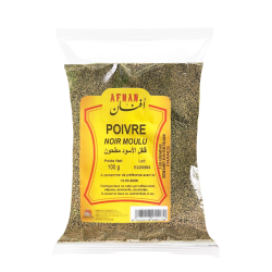 épices poivre noir moulu 100gr