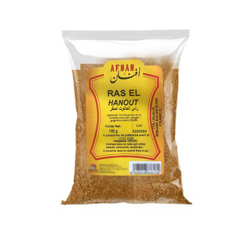 épices ras el hanout jaune 100gr