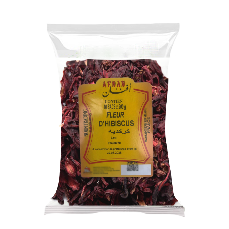 feuille de bissap rouge 200gr