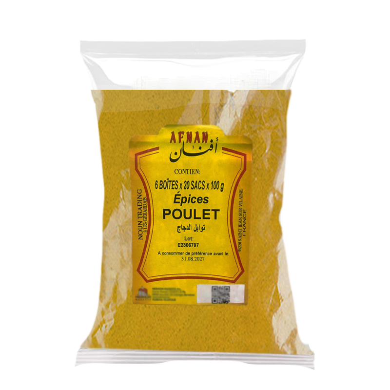 Epices pour poulet jaune  100 g