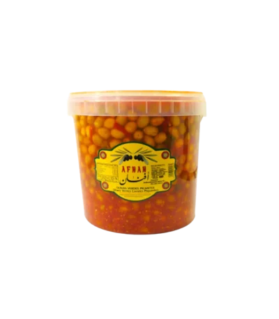 OLIVES VERTES PIQUANTES AFNAN 22/25 8KG-