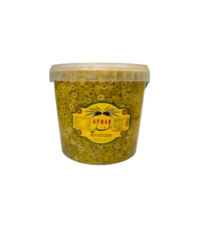 OLIVES VERTES RONDELLES 7KG afnan