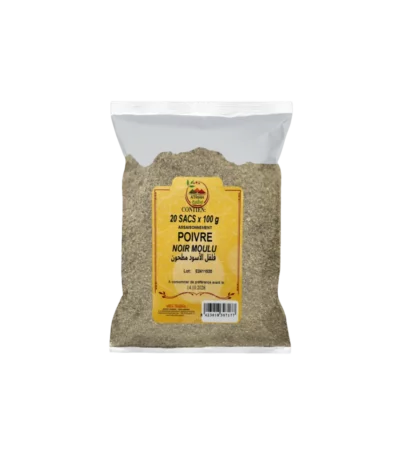 épices poivre noir moulu 100gr